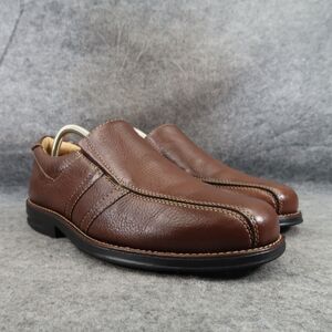 Sandro Moscoloni Shoes Mens 9 Slip On Classic Bike Toe Leather Comfort Flexible